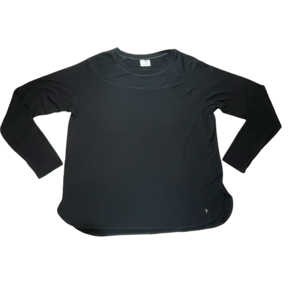 Danskin Tops - Danskin Black Henley Athletic Top